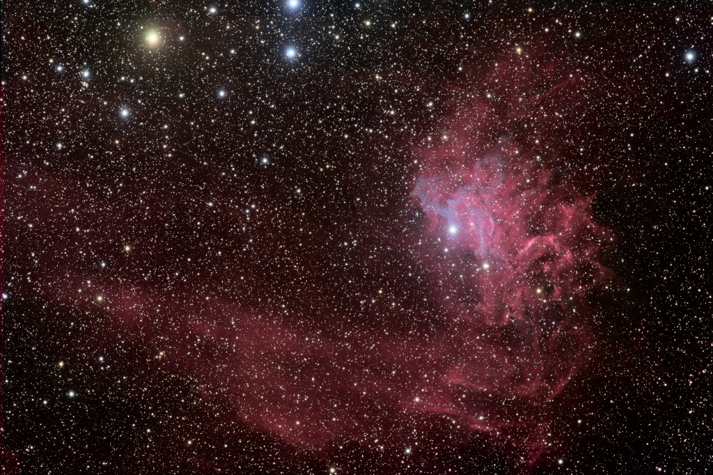 The Flaming Star Nebula - IC405