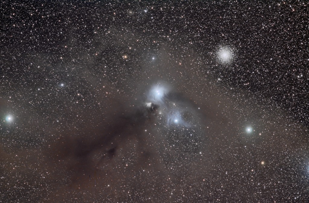 Dunkel- und Reflexionsnebel beim Kugelsternhaufen NGC6723 